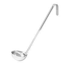 LAD04 LADLE 4OZ, 14" HANDLE 1PC STAINLESS